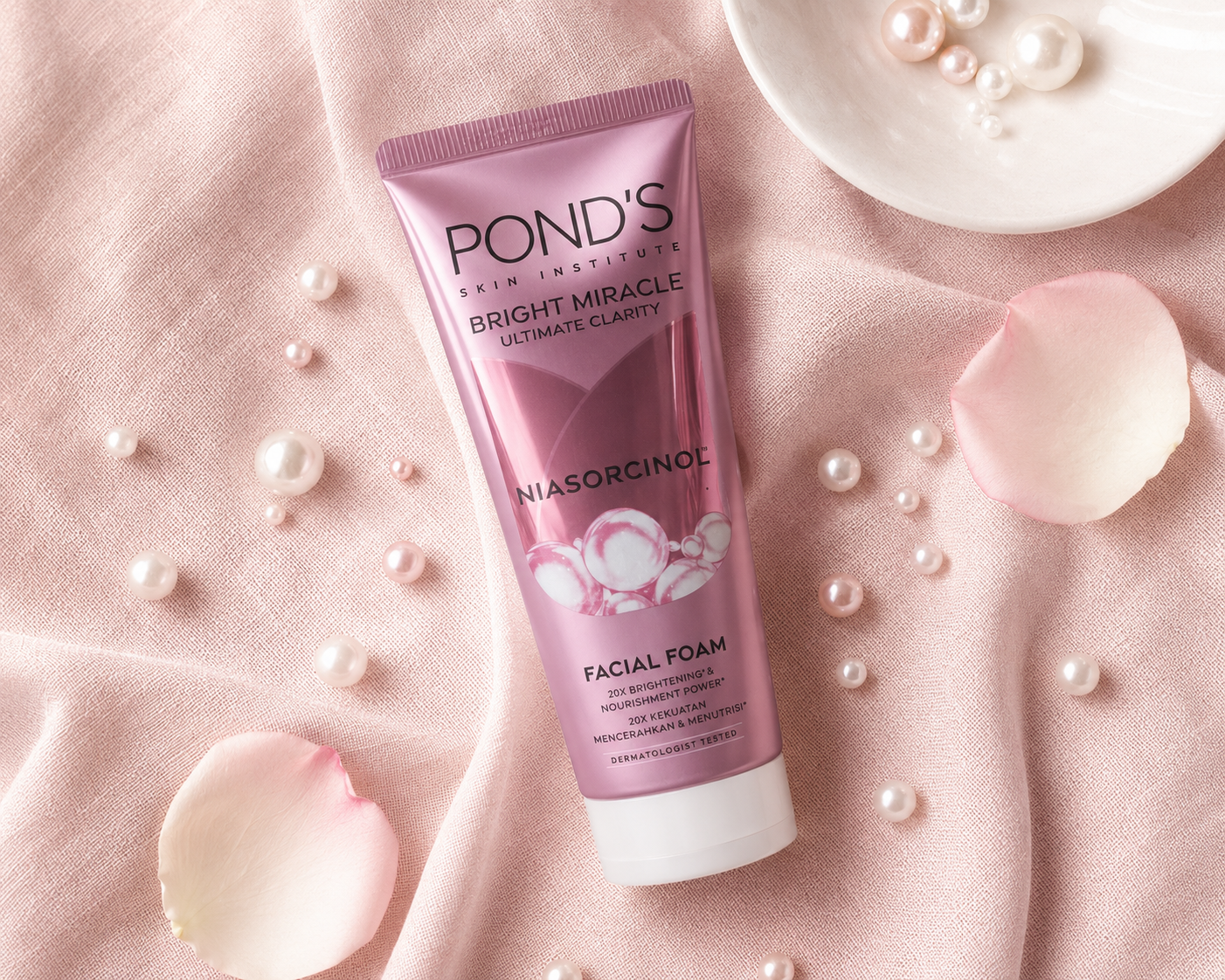 Pond's Bright Miracle Facial Foam – Niasorcinol