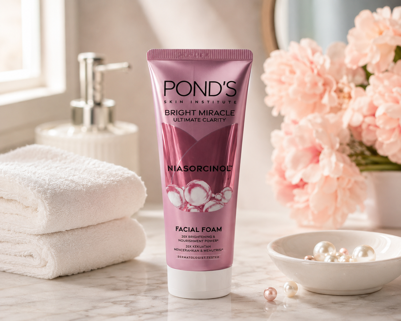 Pond's Bright Miracle Facial Foam – Niasorcinol
