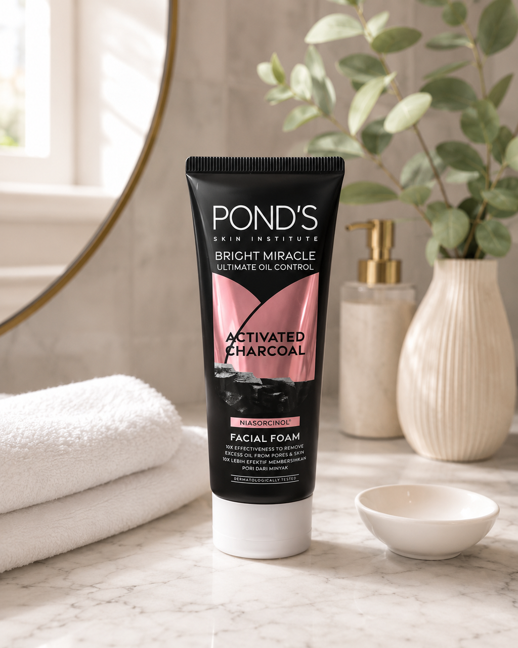 Pond's Bright Miracle Facial Foam – Activated Charcoal