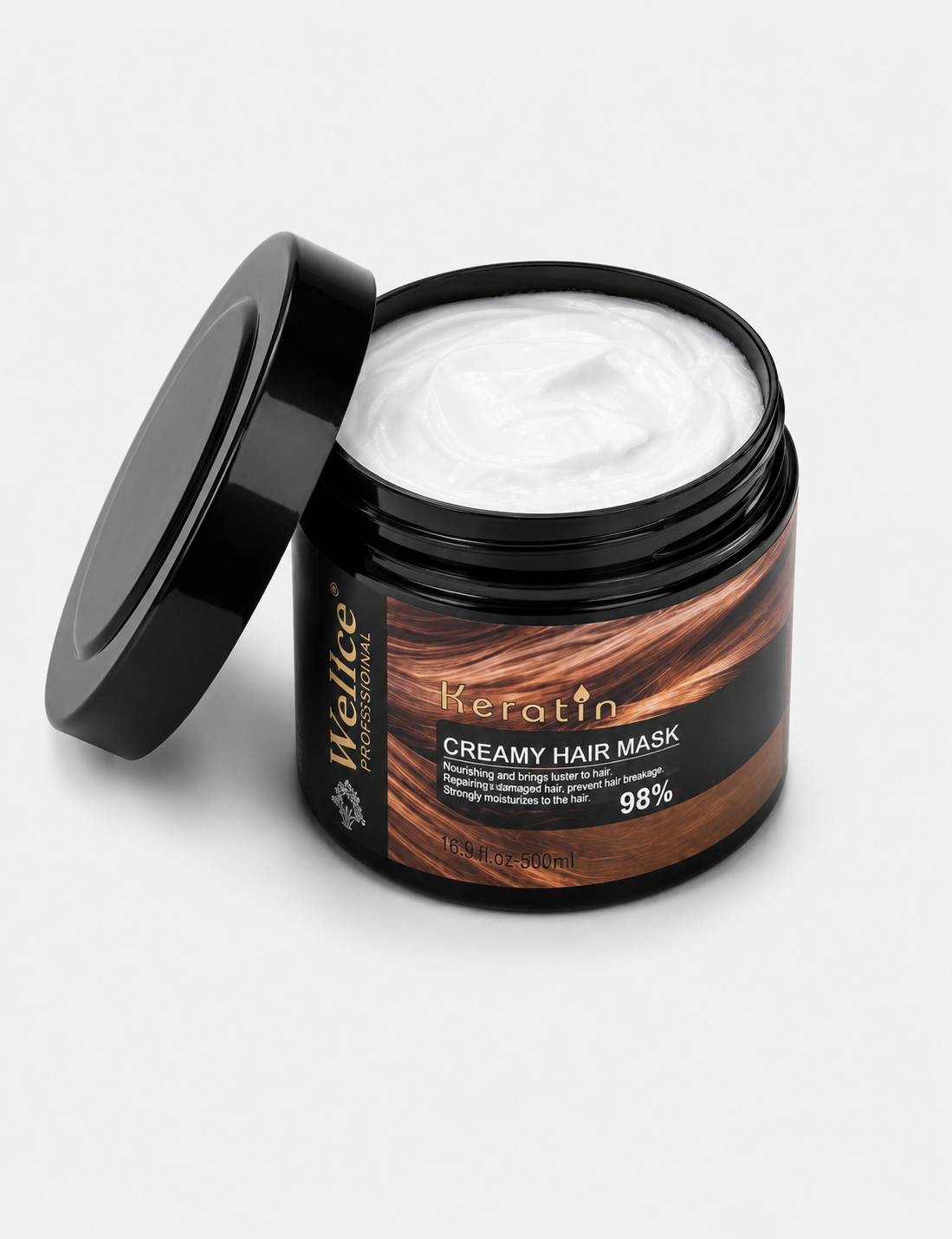 Wellice Keratin Hair Mask – 98% Pure Naturalness