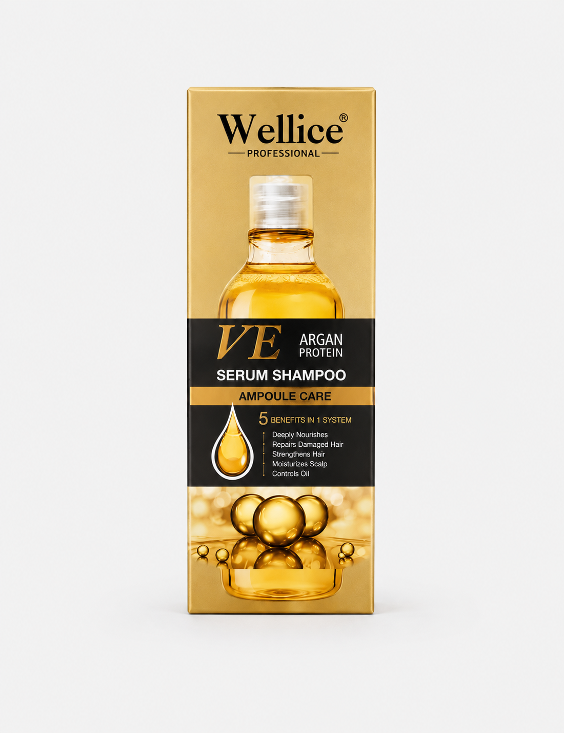 Wellice VE Argan Protein Serum Shampoo
