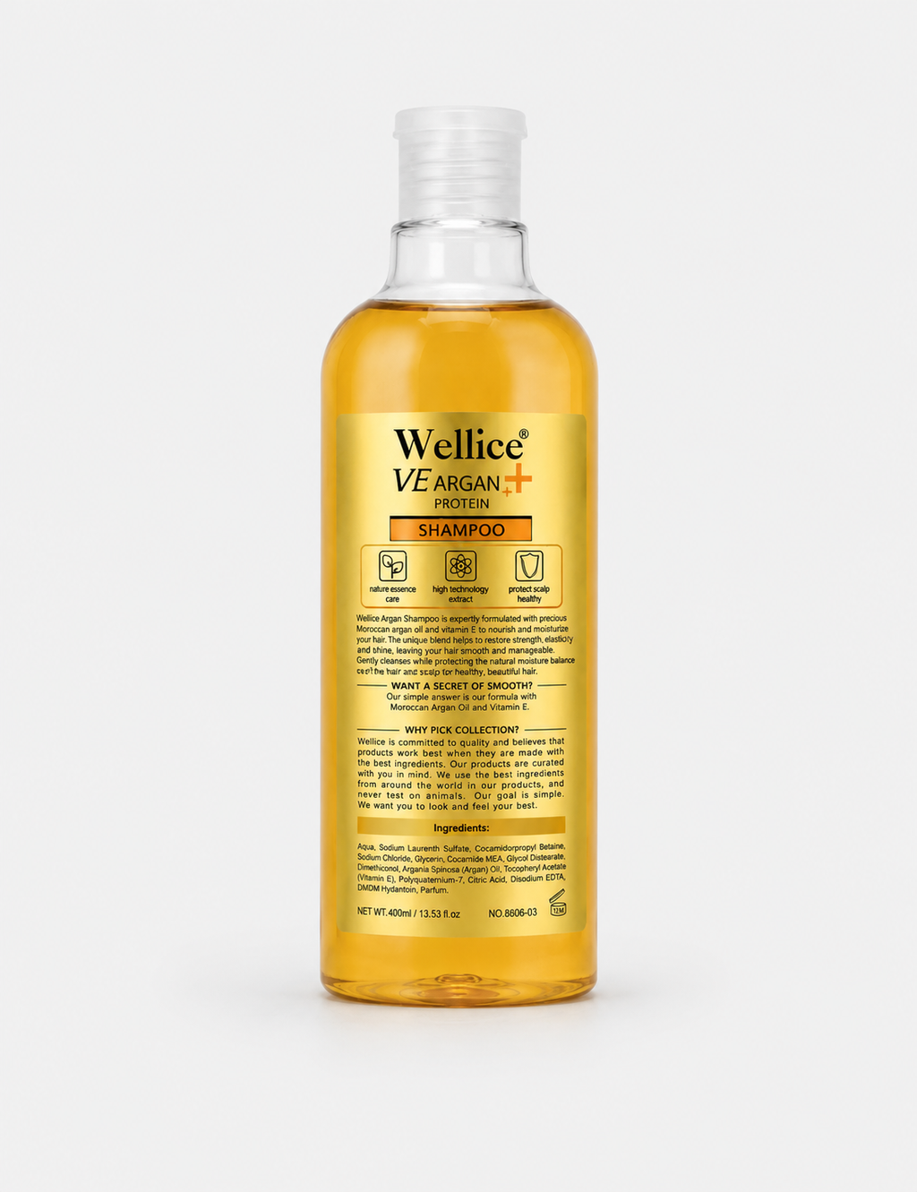 Wellice VE Argan Protein Serum Shampoo