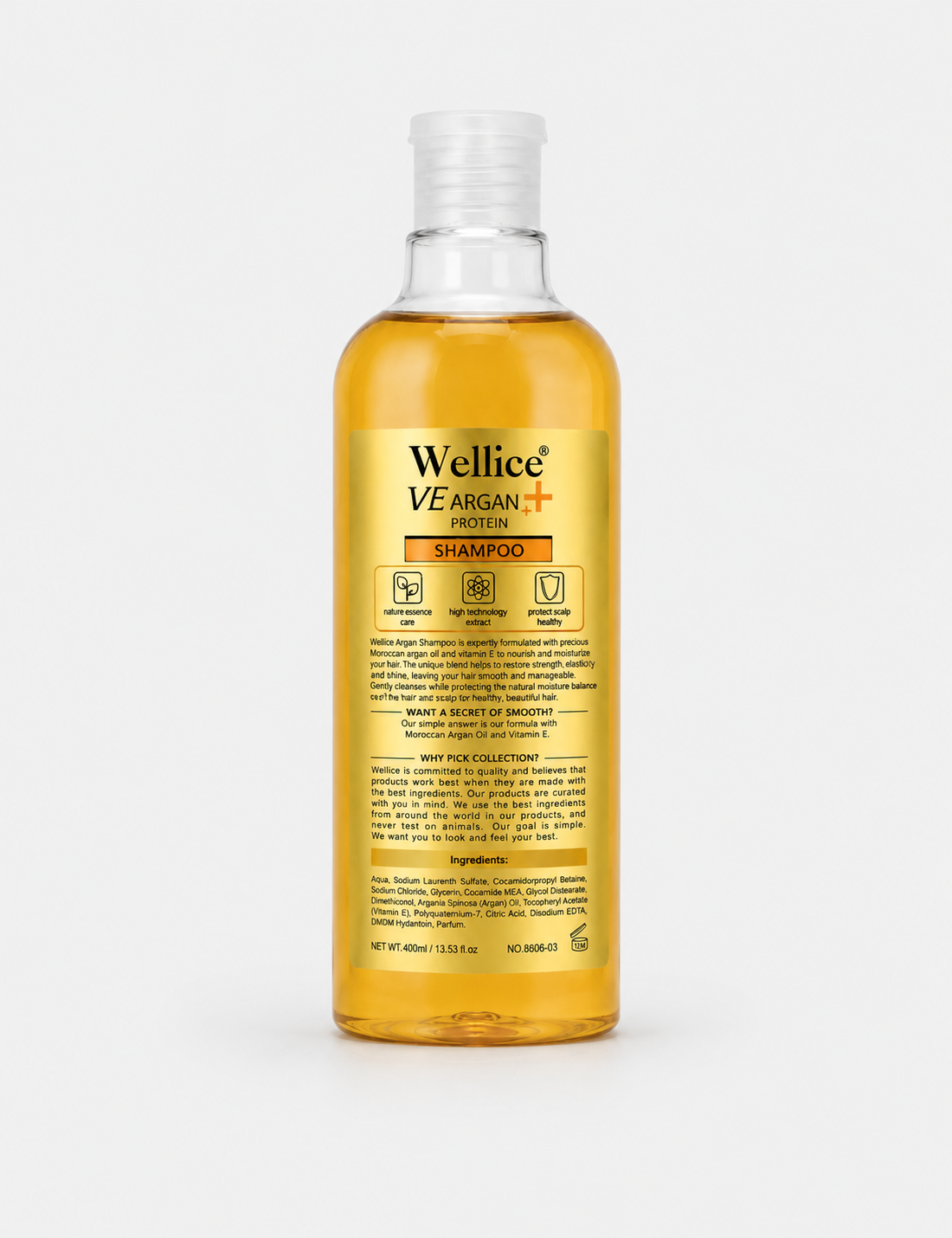 Wellice VE Argan Protein Serum Shampoo