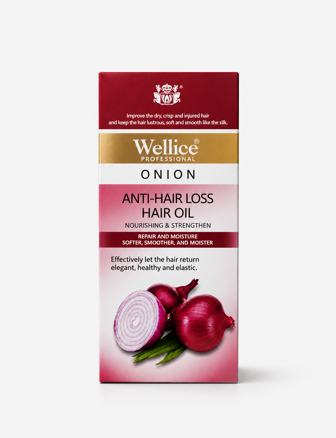 Wellice Onion Hair Oil – Anti Hair Loss, 150ml