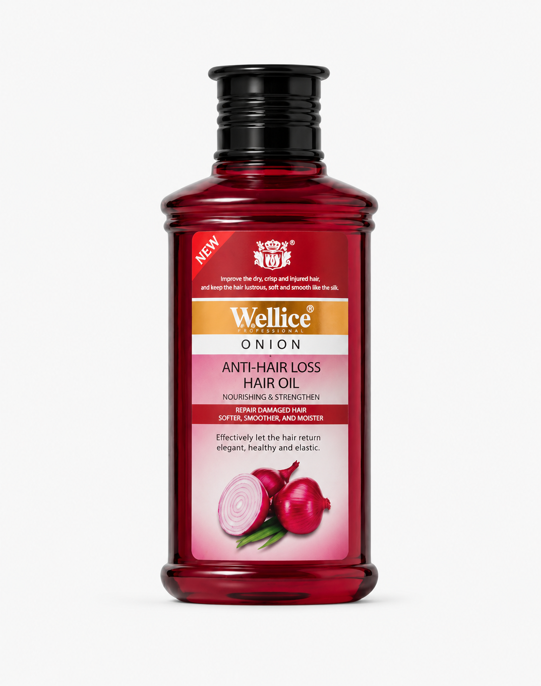Wellice Onion Hair Oil – Anti Hair Loss, 150ml
