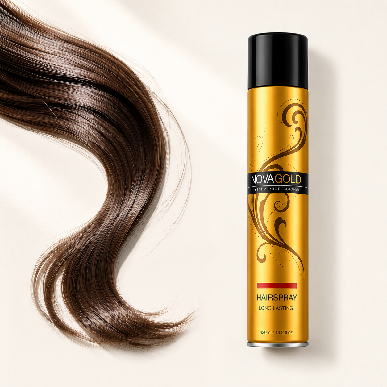 Nova Gold Hairspray Long Lasting –– 420ml