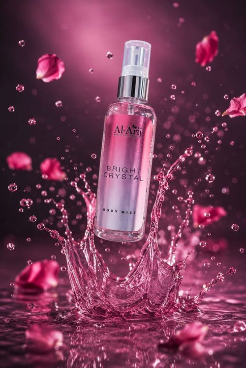 Al-Arij Bright Crystal Body Mist – Luxurious Floral Fresh Fragrance for Women