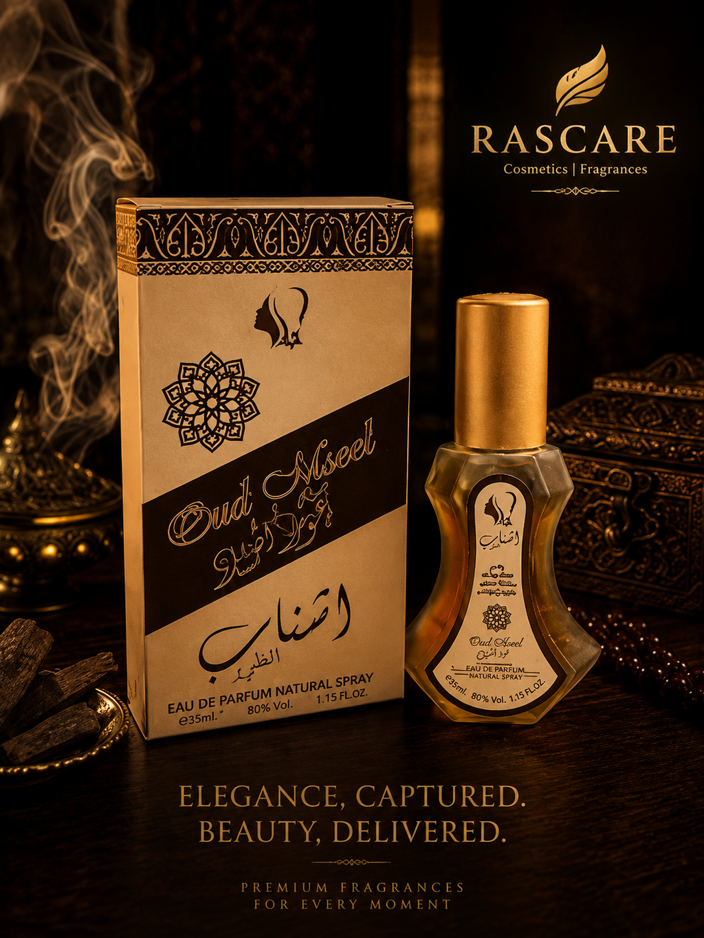 Oud Aseel (عود أصيل) – Natural Spray Eau de Parfum